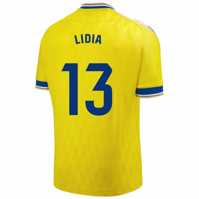 Lapset Lidia Rincón García #13 Keltainen Kotipaita 2023/24 Lyhythihainen Paita T-Paita