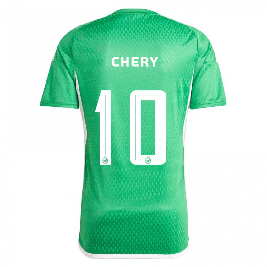 Lapset Tjaronn Chery #10 Valkoinen Sininen Kotipaita 2023/24 Lyhythihainen Paita T-Paita