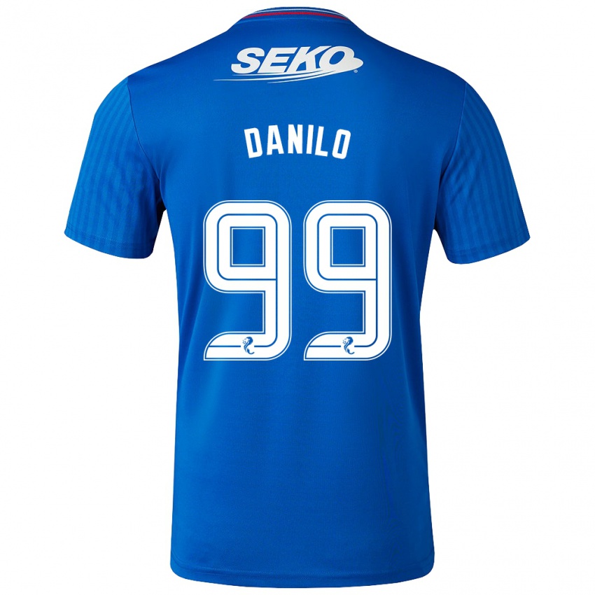 Lapset Danilo #99 Sininen Kotipaita 2023/24 Lyhythihainen Paita T-Paita