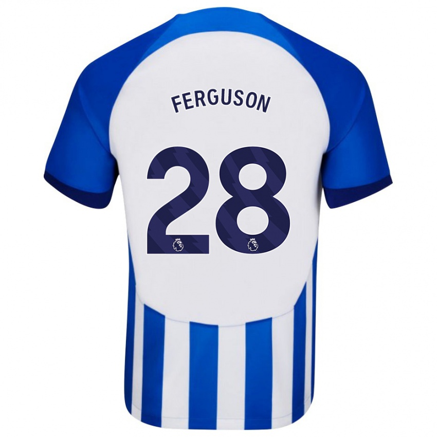 Lapset Evan Ferguson #28 Sininen Kotipaita 2023/24 Lyhythihainen Paita T-Paita