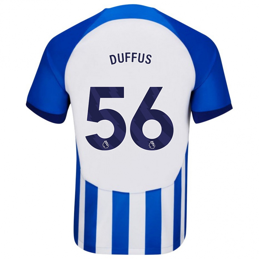 Lapset Josh Duffus #56 Sininen Kotipaita 2023/24 Lyhythihainen Paita T-Paita