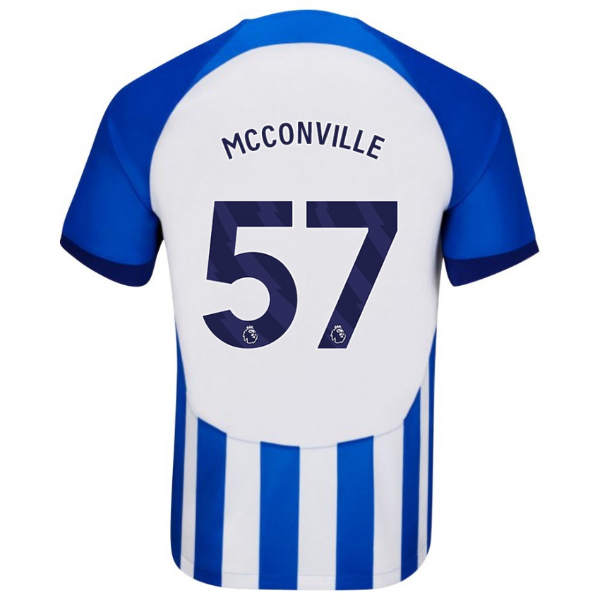 Lapset Ruairi Mcconville #57 Sininen Kotipaita 2023/24 Lyhythihainen Paita T-Paita