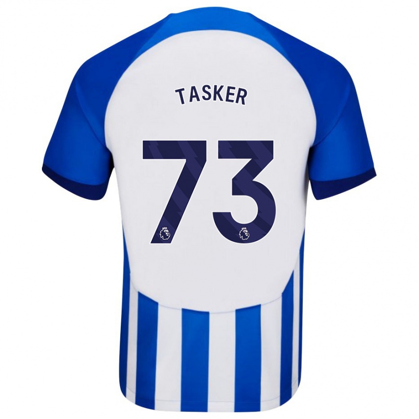 Lapset Charlie Tasker #73 Sininen Kotipaita 2023/24 Lyhythihainen Paita T-Paita