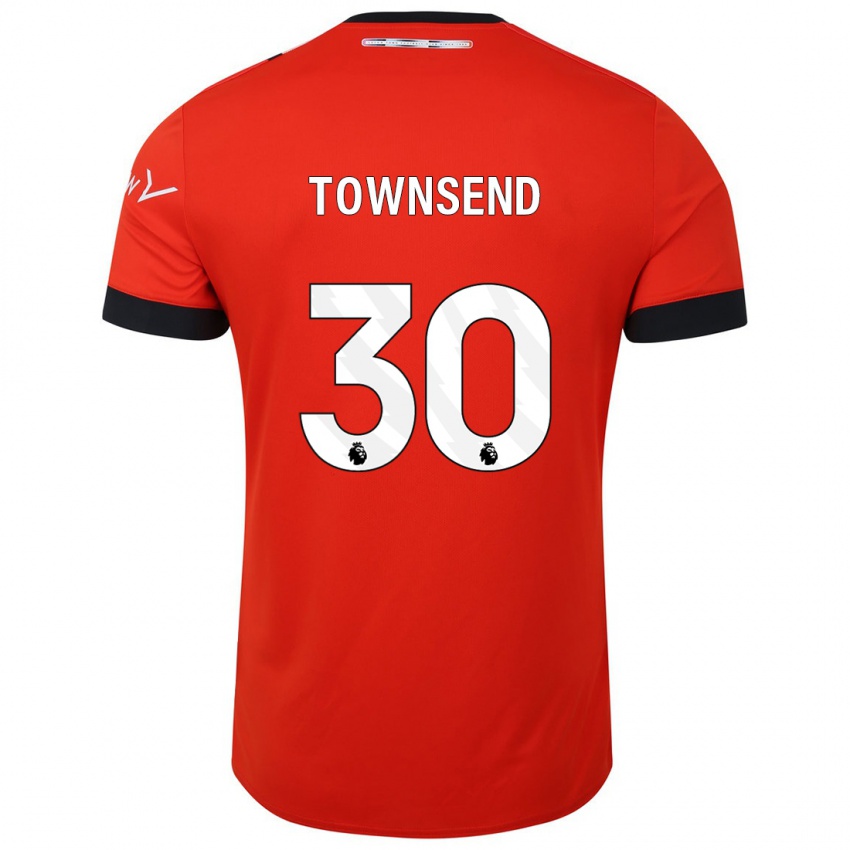 Lapset Andros Townsend #30 Punainen Kotipaita 2023/24 Lyhythihainen Paita T-Paita