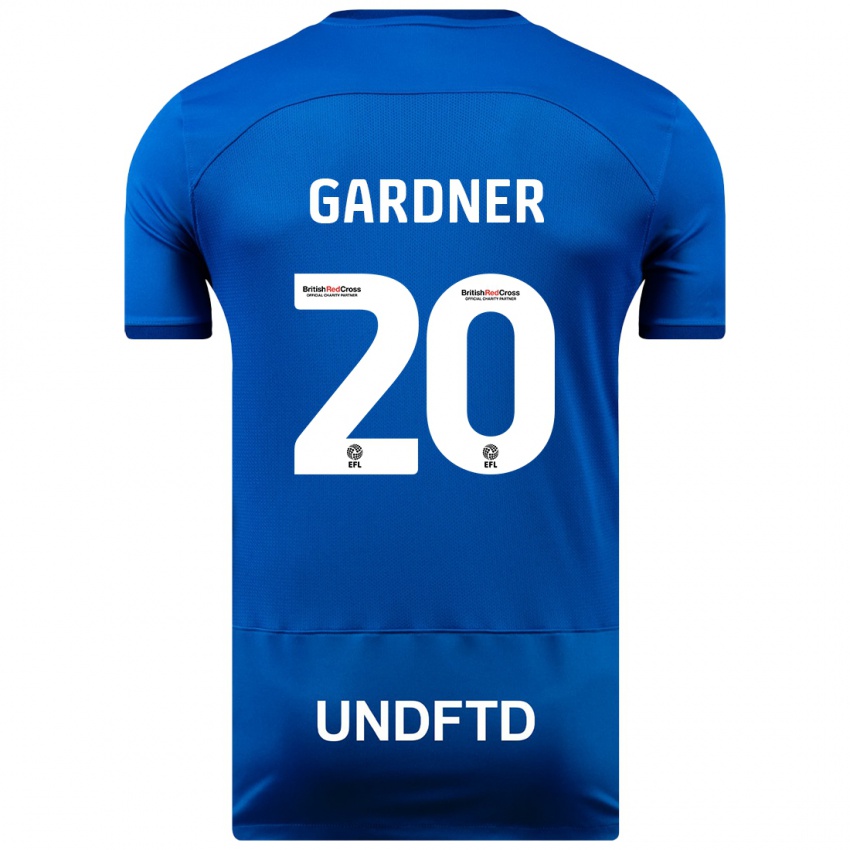 Lapset Gary Gardner #20 Sininen Kotipaita 2023/24 Lyhythihainen Paita T-Paita