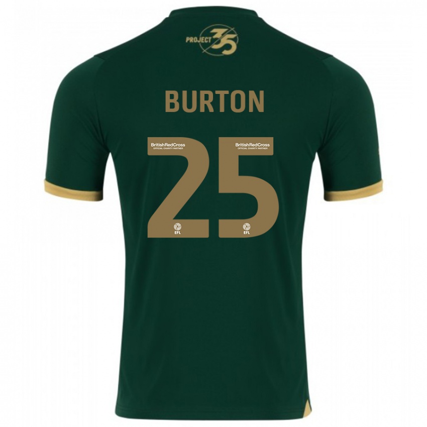 Lapset Callum Burton #25 Vihreä Kotipaita 2023/24 Lyhythihainen Paita T-Paita