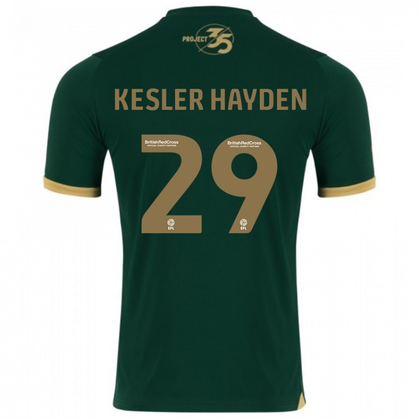 Lapset Kaine Kesler-Hayden #29 Vihreä Kotipaita 2023/24 Lyhythihainen Paita T-Paita
