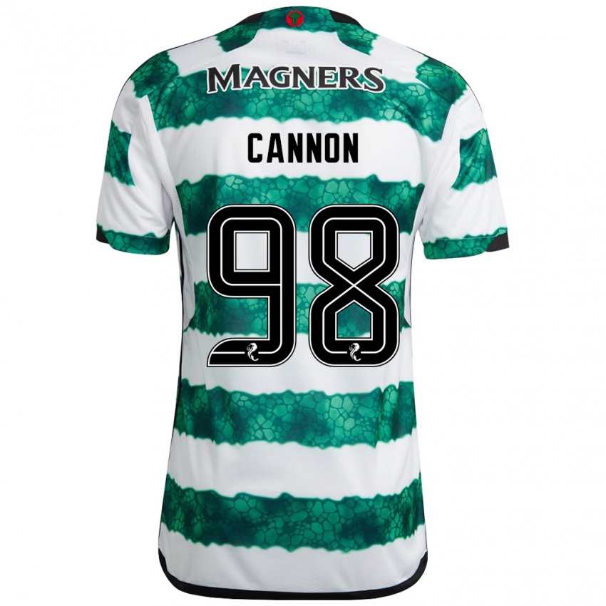 Lapset Aidan Cannon #98 Vihreä Kotipaita 2023/24 Lyhythihainen Paita T-Paita