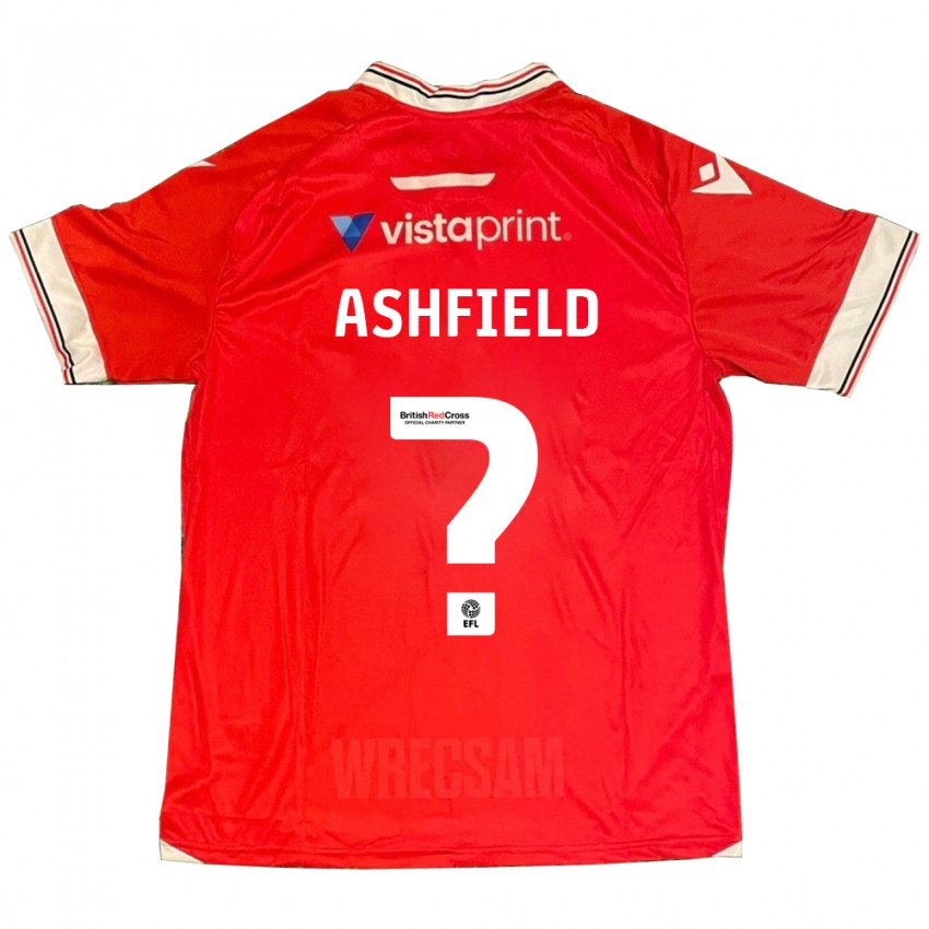 Lapset Harry Ashfield #0 Punainen Kotipaita 2023/24 Lyhythihainen Paita T-Paita