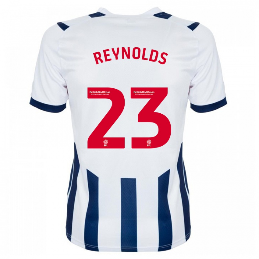 Lapset Taylor Reynolds #23 Valkoinen Kotipaita 2023/24 Lyhythihainen Paita T-Paita