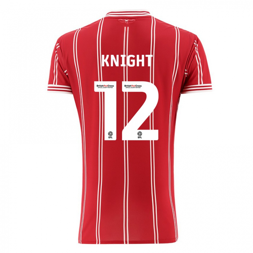 Lapset Jason Knight #12 Punainen Kotipaita 2023/24 Lyhythihainen Paita T-Paita