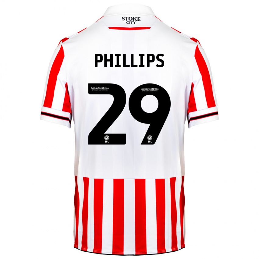 Lapset D'margio Wright-Phillips #29 Punainen Valkoinen Kotipaita 2023/24 Lyhythihainen Paita T-Paita