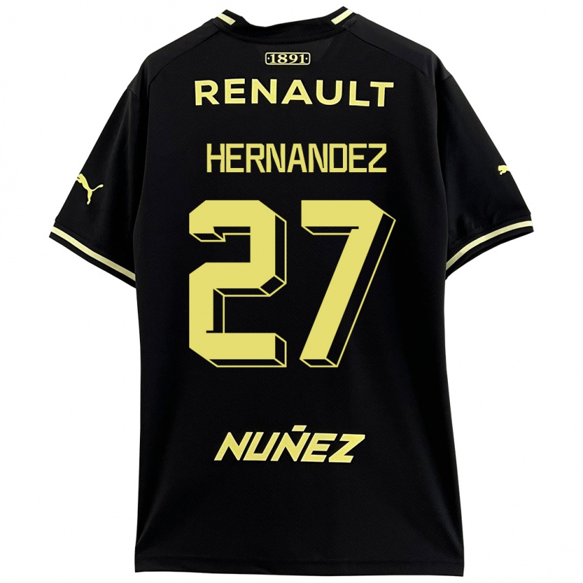 Lapset Lucas Hernández #27 Musta Vieraspaita 2023/24 Lyhythihainen Paita T-Paita