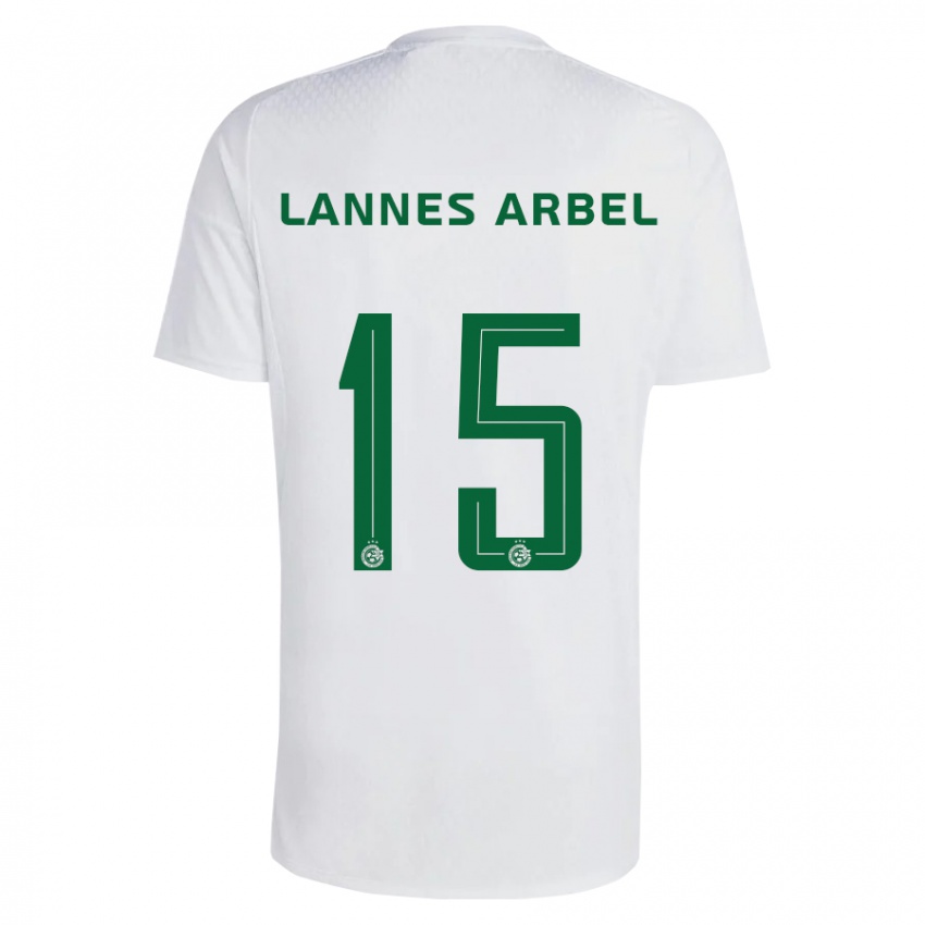 Lapset Tomer Lannes Arbel #15 Vihreä Sininen Vieraspaita 2023/24 Lyhythihainen Paita T-Paita