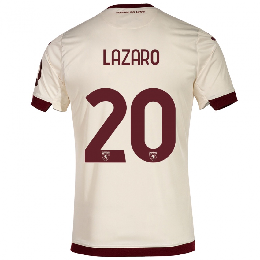 Lapset Valentino Lazaro #20 Samppanja Vieraspaita 2023/24 Lyhythihainen Paita T-Paita