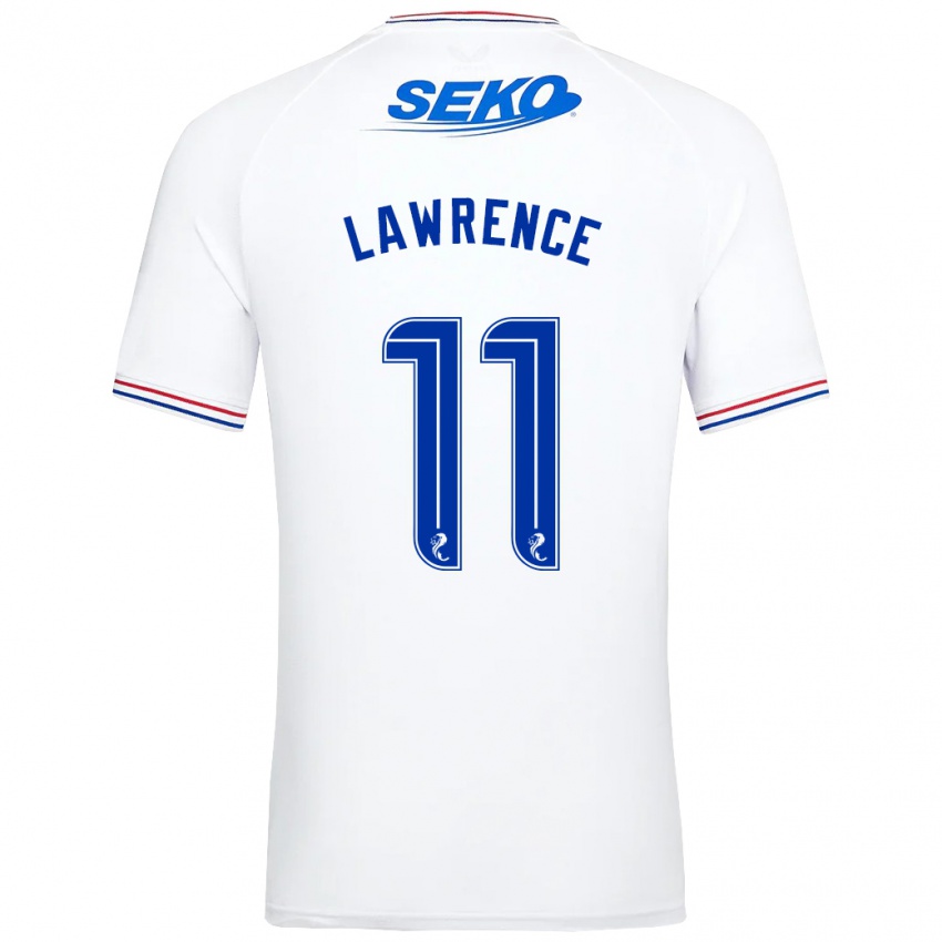 Lapset Tom Lawrence #11 Valkoinen Vieraspaita 2023/24 Lyhythihainen Paita T-Paita