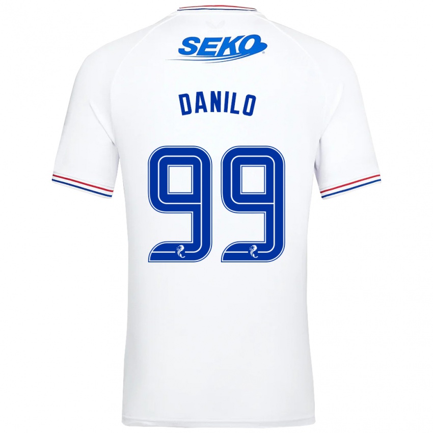 Lapset Danilo #99 Valkoinen Vieraspaita 2023/24 Lyhythihainen Paita T-Paita