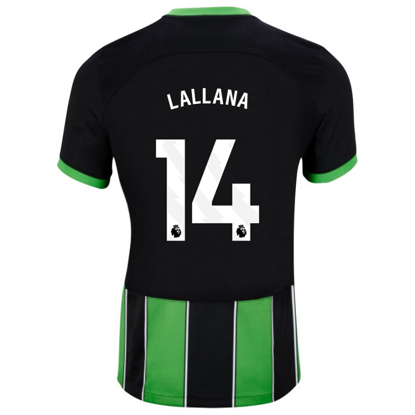 Lapset Adam Lallana #14 Musta Vihreä Vieraspaita 2023/24 Lyhythihainen Paita T-Paita