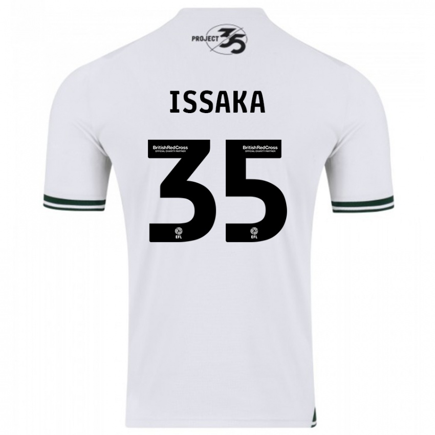 Lapset Freddie Issaka #35 Valkoinen Vieraspaita 2023/24 Lyhythihainen Paita T-Paita