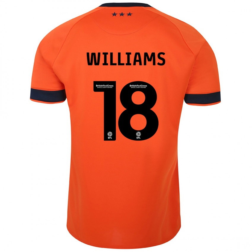 Lapset Brandon Williams #18 Oranssi Vieraspaita 2023/24 Lyhythihainen Paita T-Paita