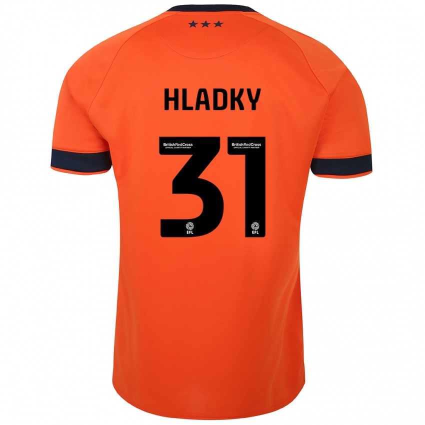 Lapset Vaclav Hladky #31 Oranssi Vieraspaita 2023/24 Lyhythihainen Paita T-Paita