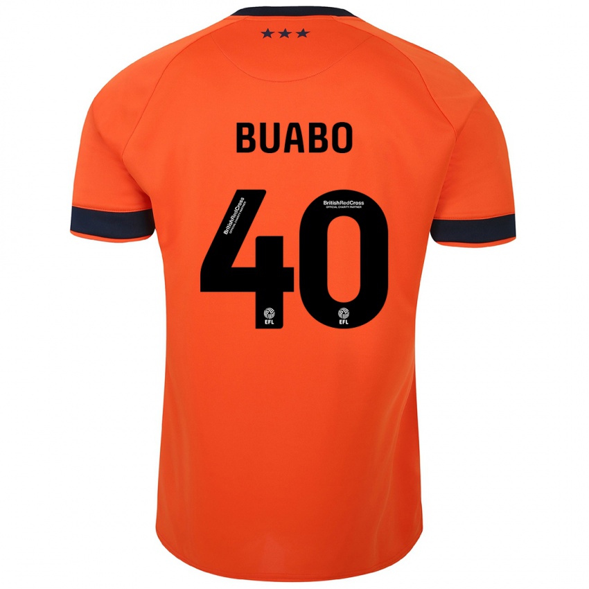 Lapset Gerard Buabo #40 Oranssi Vieraspaita 2023/24 Lyhythihainen Paita T-Paita