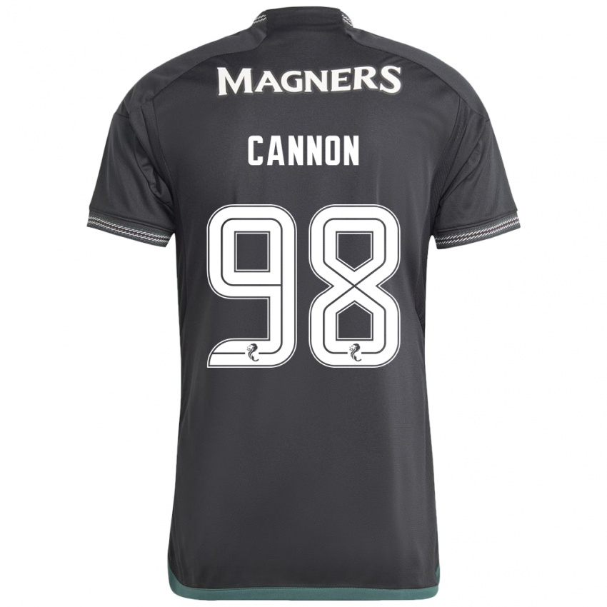 Lapset Aidan Cannon #98 Musta Vieraspaita 2023/24 Lyhythihainen Paita T-Paita