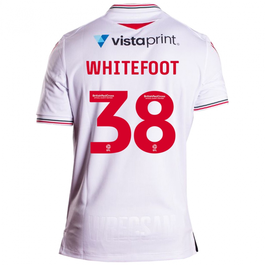 Lapset Lily Whitefoot #38 Valkoinen Vieraspaita 2023/24 Lyhythihainen Paita T-Paita