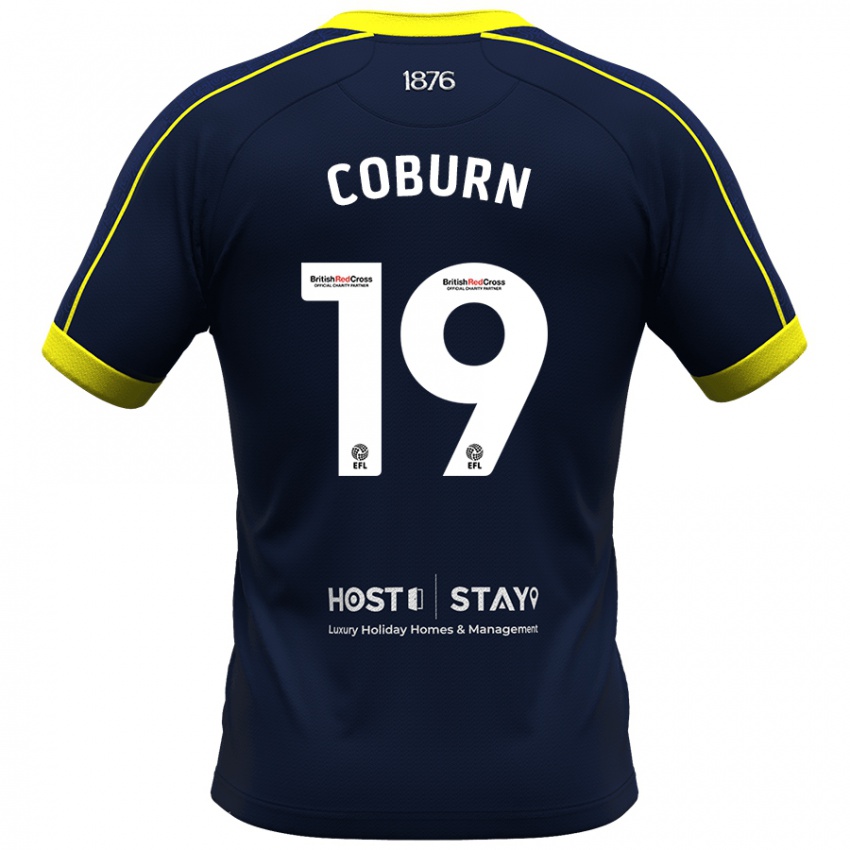 Lapset Josh Coburn #19 Laivasto Vieraspaita 2023/24 Lyhythihainen Paita T-Paita