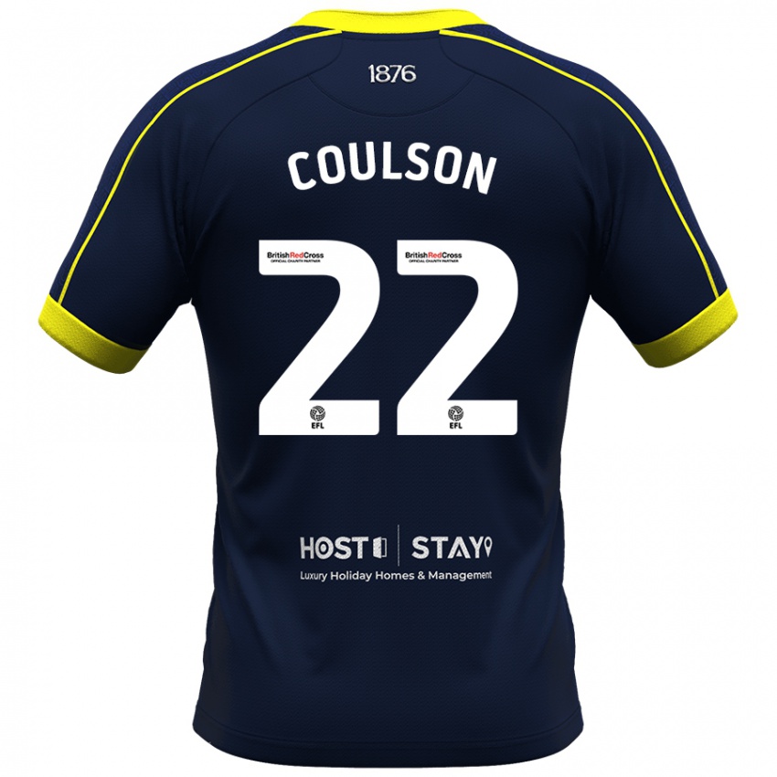 Lapset Hayden Coulson #22 Laivasto Vieraspaita 2023/24 Lyhythihainen Paita T-Paita