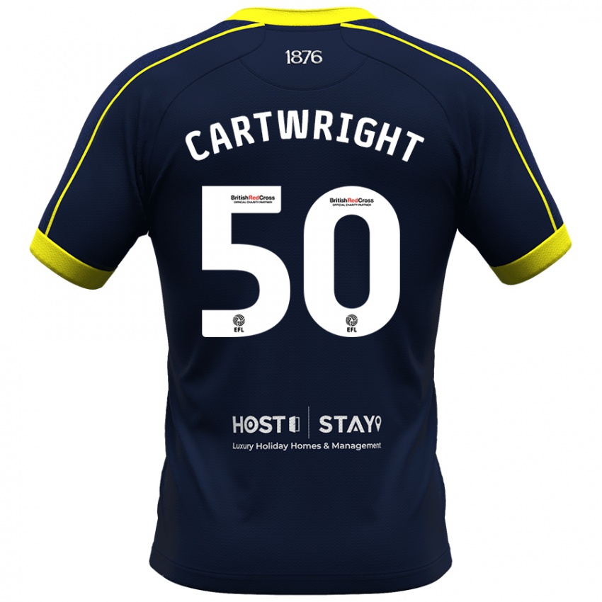 Lapset Fin Cartwright #50 Laivasto Vieraspaita 2023/24 Lyhythihainen Paita T-Paita