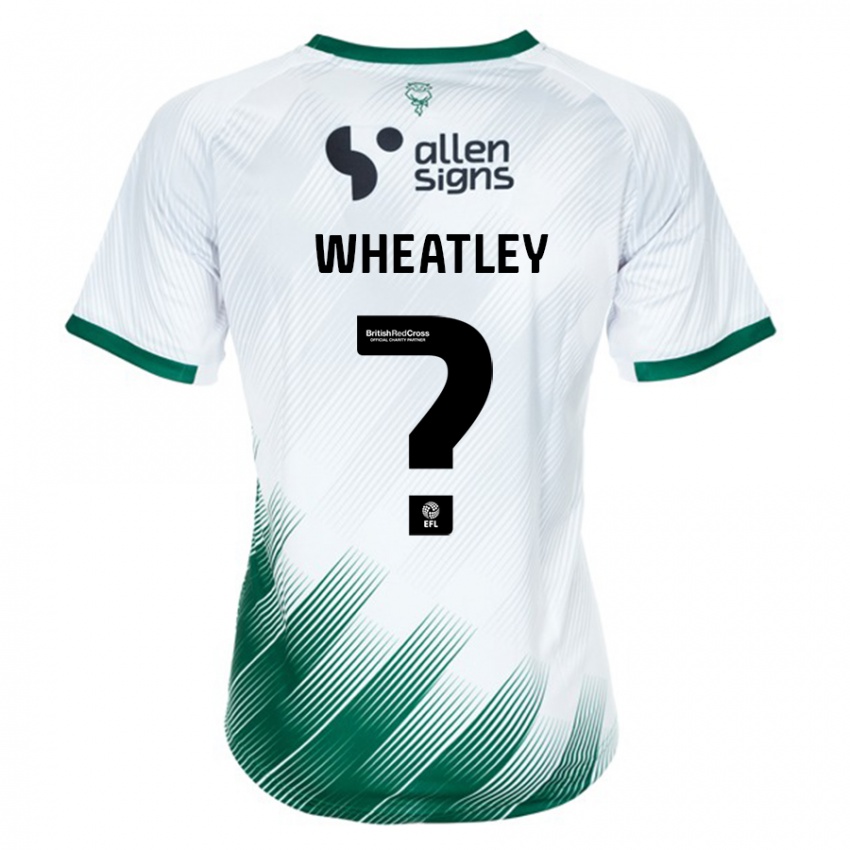 Lapset Kyrell Wheatley #0 Valkoinen Vieraspaita 2023/24 Lyhythihainen Paita T-Paita