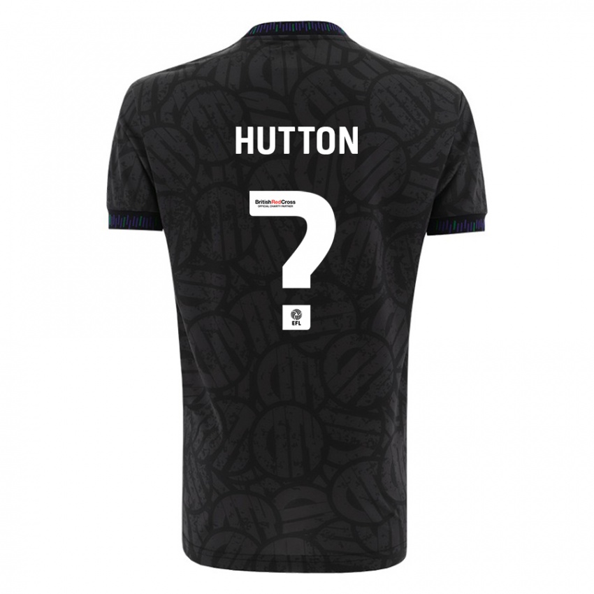 Lapset Callum Hutton #0 Musta Vieraspaita 2023/24 Lyhythihainen Paita T-Paita