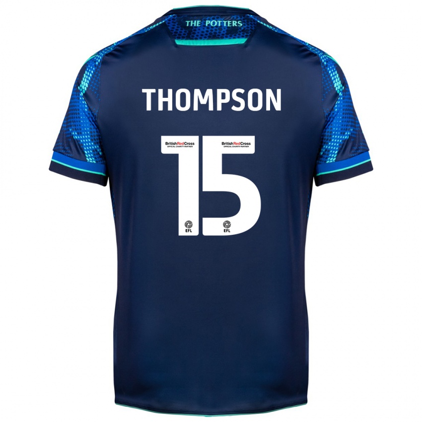 Lapset Jordan Thompson #15 Laivasto Vieraspaita 2023/24 Lyhythihainen Paita T-Paita