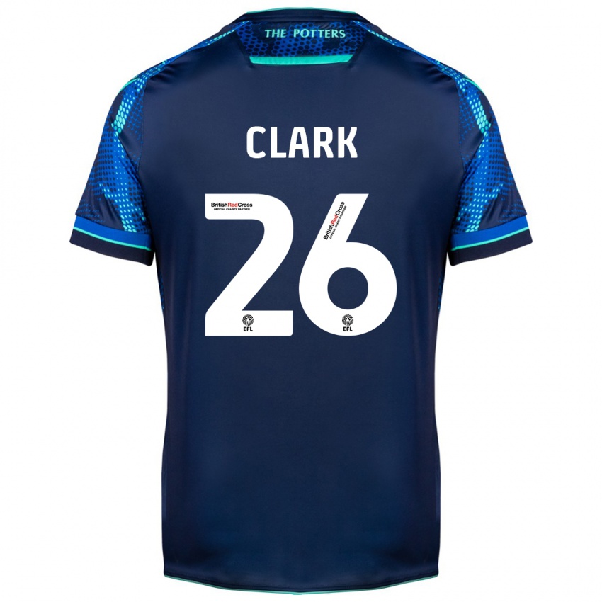 Lapset Ciaran Clark #26 Laivasto Vieraspaita 2023/24 Lyhythihainen Paita T-Paita