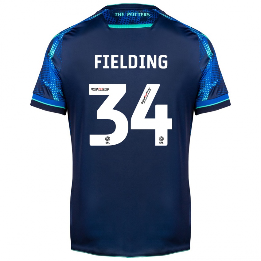 Lapset Frank Fielding #34 Laivasto Vieraspaita 2023/24 Lyhythihainen Paita T-Paita