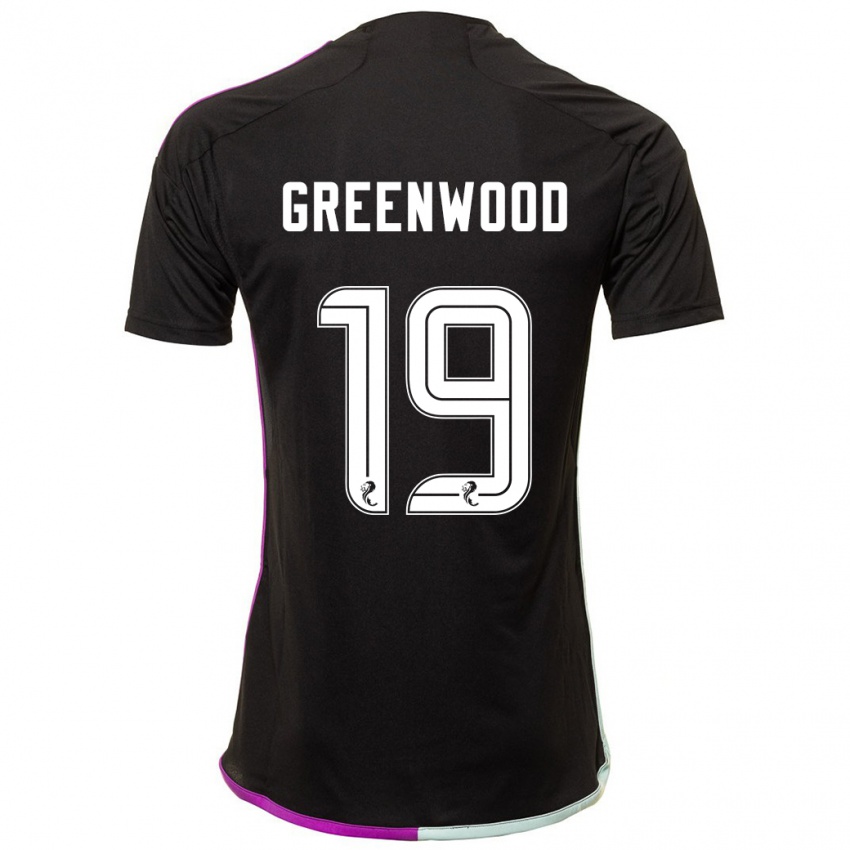 Lapset Brodie Greenwood #19 Musta Vieraspaita 2023/24 Lyhythihainen Paita T-Paita