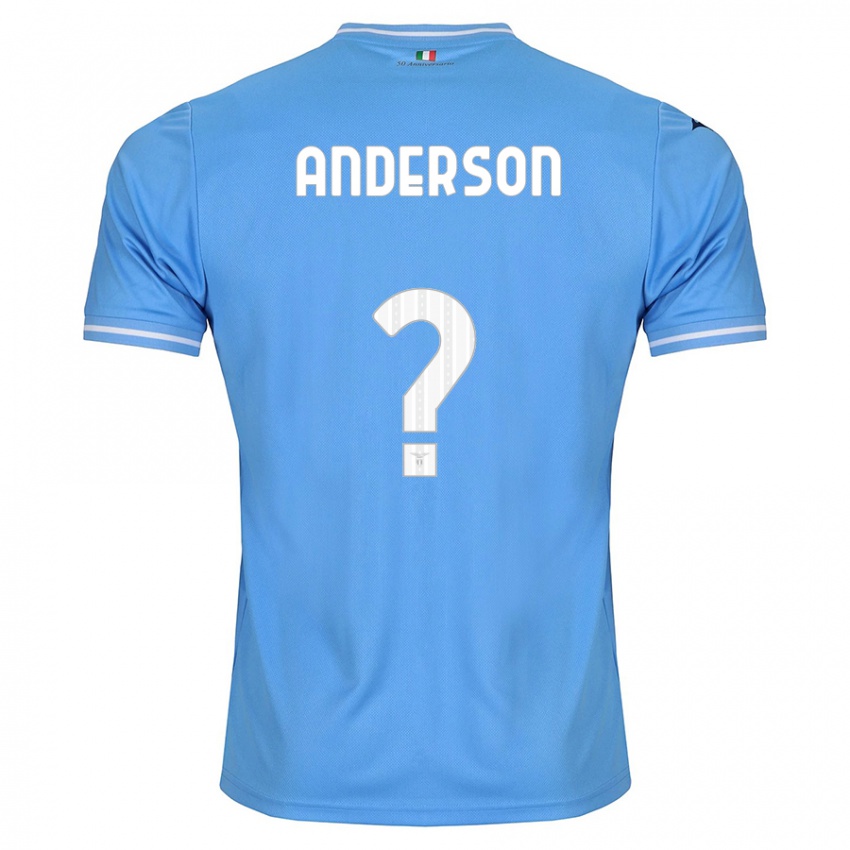 Miesten Andre Anderson #0 Sininen Kotipaita 2023/24 Lyhythihainen Paita T-Paita