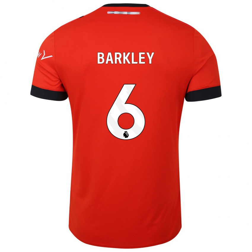 Miesten Ross Barkley #6 Punainen Kotipaita 2023/24 Lyhythihainen Paita T-Paita