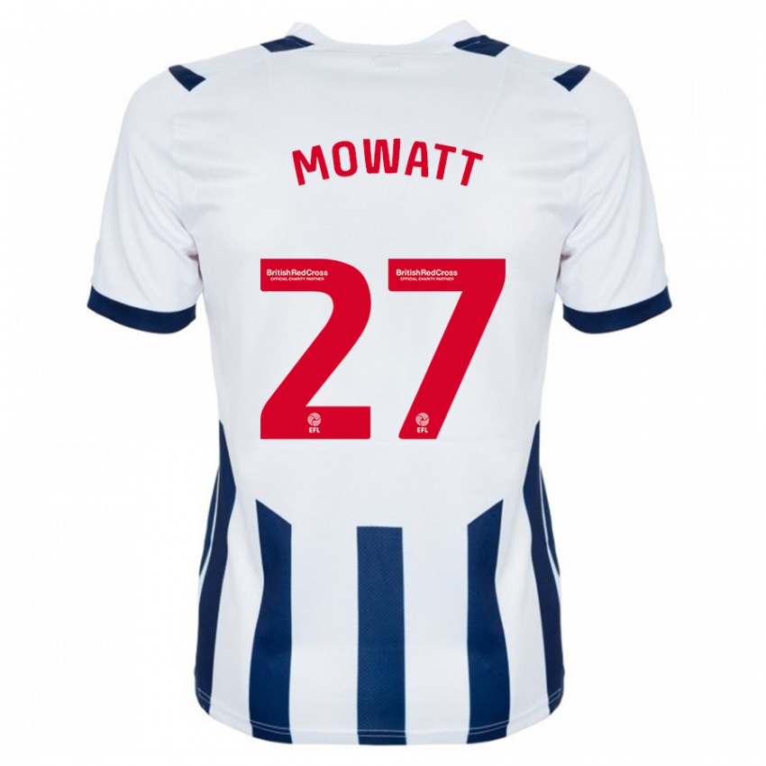 Miesten Alex Mowatt #27 Valkoinen Kotipaita 2023/24 Lyhythihainen Paita T-Paita