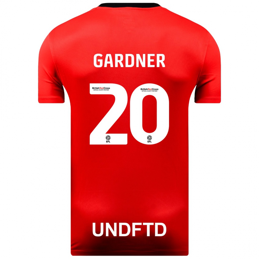 Miesten Gary Gardner #20 Punainen Vieraspaita 2023/24 Lyhythihainen Paita T-Paita