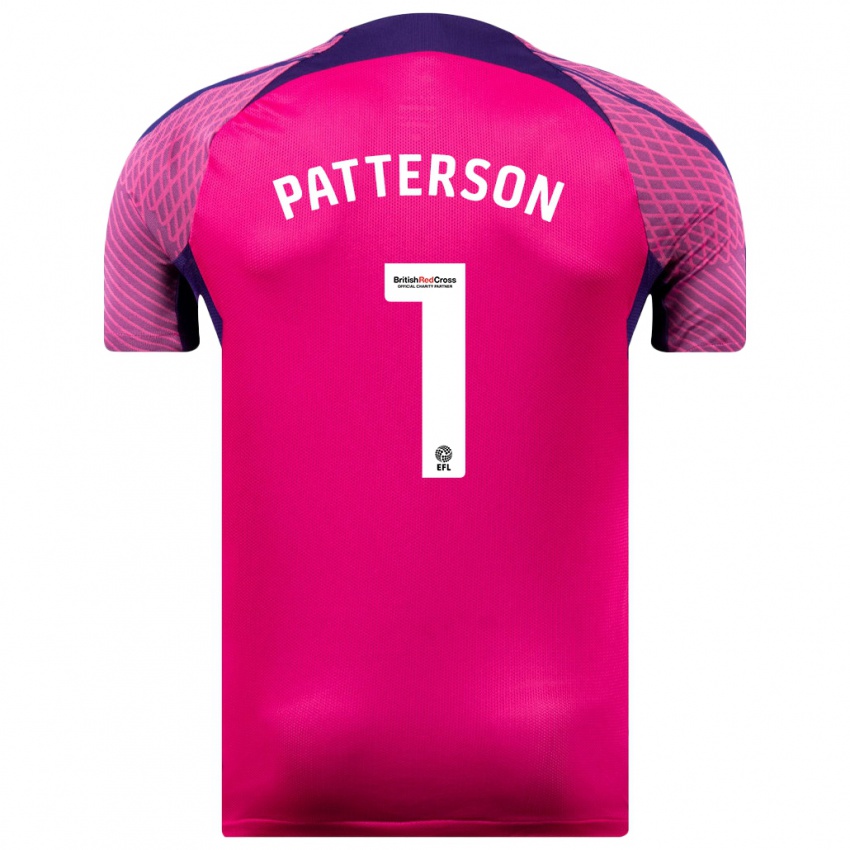 Miesten Anthony Patterson #1 Purppura Vieraspaita 2023/24 Lyhythihainen Paita T-Paita