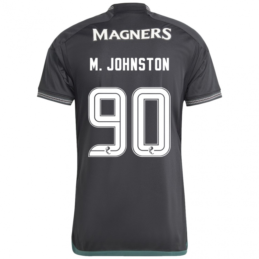 Miesten Mikey Johnston #90 Musta Vieraspaita 2023/24 Lyhythihainen Paita T-Paita