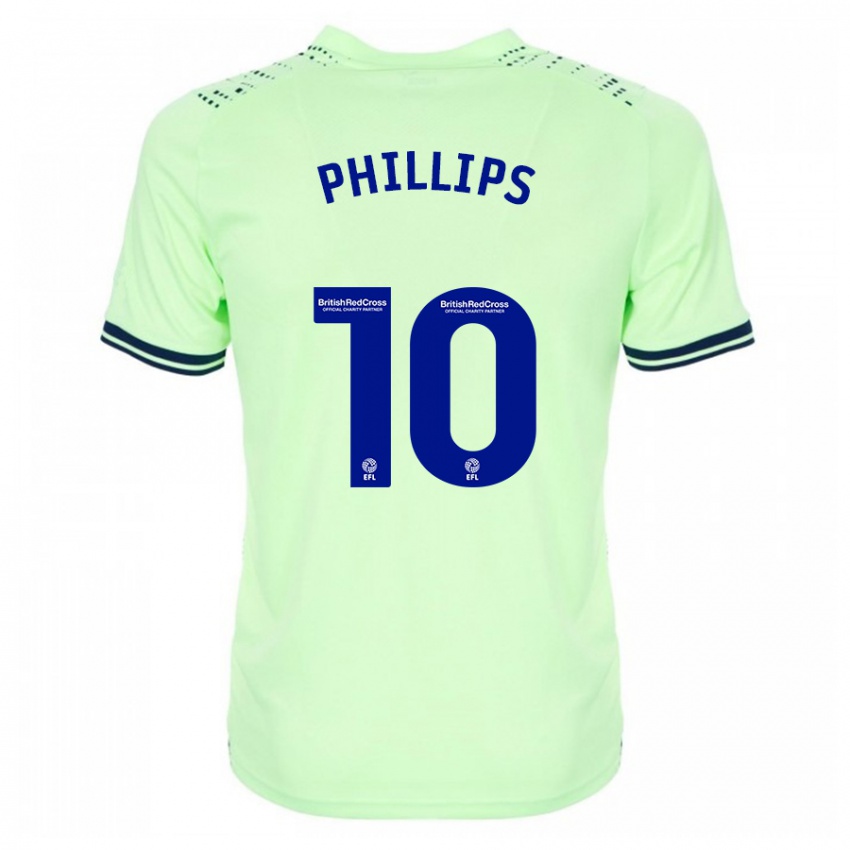 Miesten Matt Phillips #10 Laivasto Vieraspaita 2023/24 Lyhythihainen Paita T-Paita