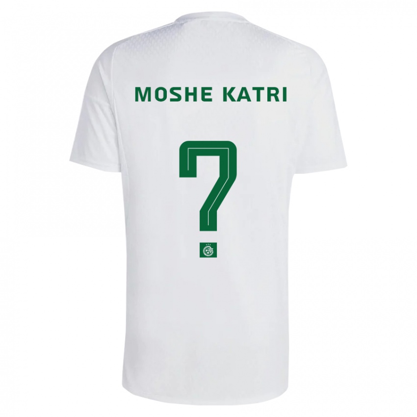 Naisten Roy Moshe Katri #0 Vihreä Sininen Vieraspaita 2023/24 Lyhythihainen Paita T-Paita