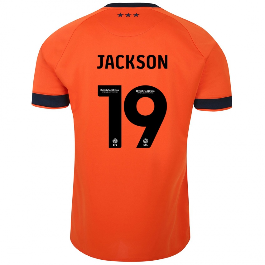 Naisten Kayden Jackson #19 Oranssi Vieraspaita 2023/24 Lyhythihainen Paita T-Paita