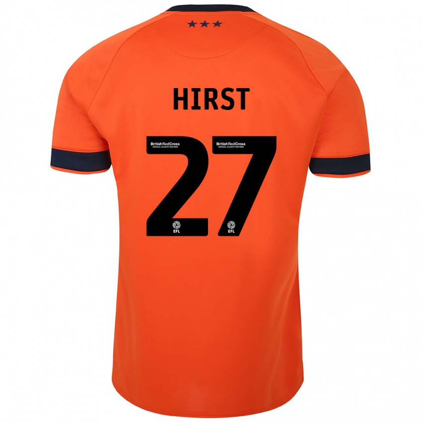 Naisten George Hirst #27 Oranssi Vieraspaita 2023/24 Lyhythihainen Paita T-Paita