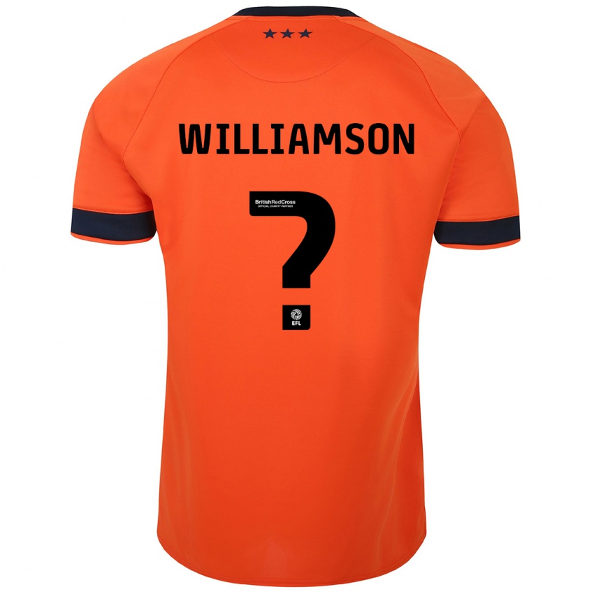 Naisten Woody Williamson #0 Oranssi Vieraspaita 2023/24 Lyhythihainen Paita T-Paita