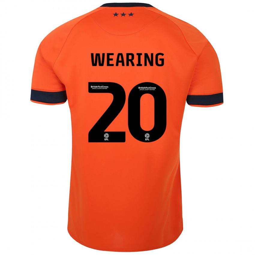 Naisten Megan Wearing #20 Oranssi Vieraspaita 2023/24 Lyhythihainen Paita T-Paita