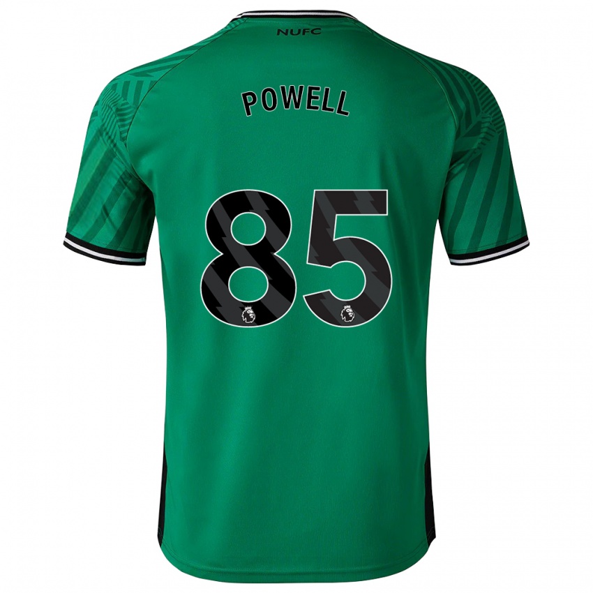 Naisten Rory Powell #85 Vihreä Vieraspaita 2023/24 Lyhythihainen Paita T-Paita